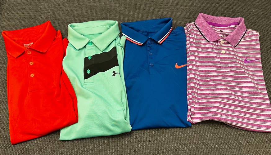 Polo golf shirt bundle. Mediums