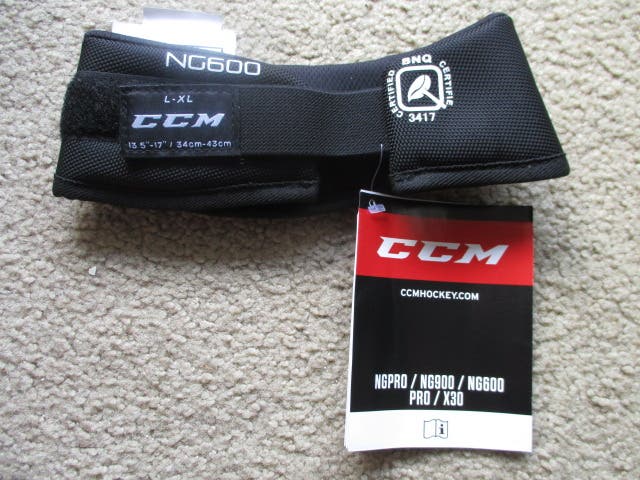 New Senior CCM NG600 L-XL Ice Hockey Neck Guard