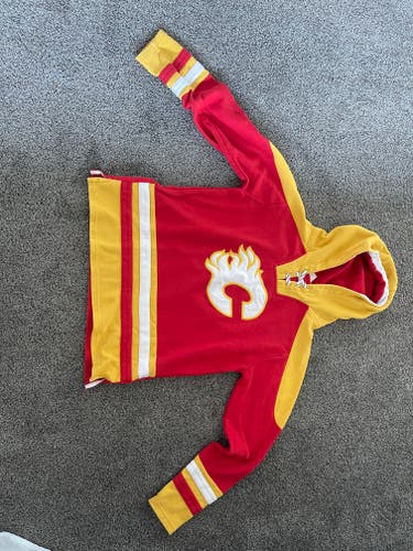 Youth Calgary flames fanatics pullover hoodie