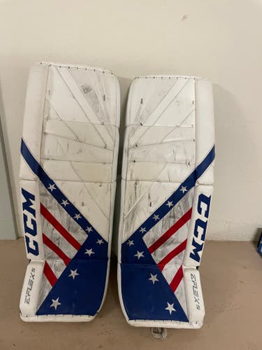 Custom 34" CCM Extreme Flex 5 pro Goalie Leg Pads Pro Stock