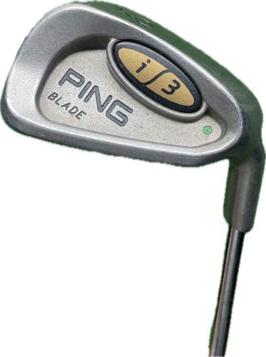 Ping i3 Blade Green Dot 9 Iron Cushin JZ Stiff Flex Steel Shaft RH 36.5”L