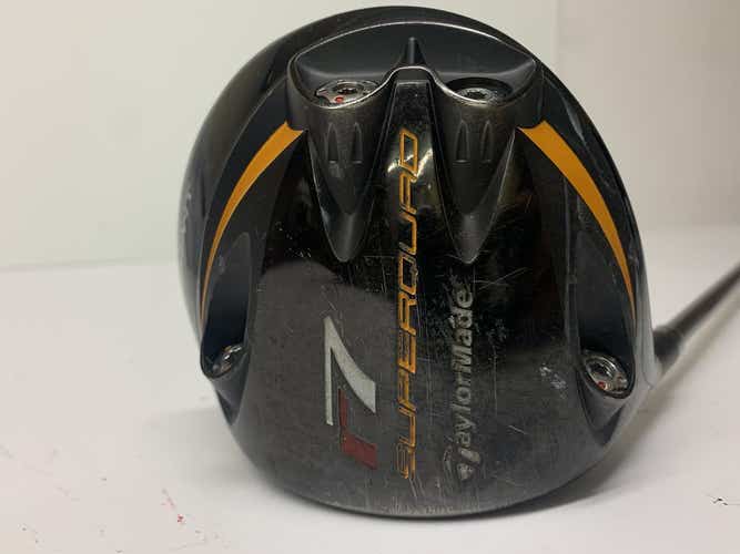 Used Taylormade R7 Superquad 9.5 Degree Regular Flex Graphite Shaft Drivers Left Handed