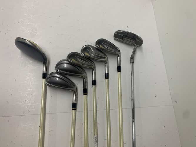 Used Adams Golf Hybrid Irons A20s W Putter 3 Wood 6i-pw Ladies Flex Graphite Shaft Iron Sets