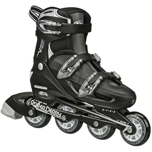 V-tech 500 Men's Inline Skates - Adjustable From Size 6 To 9 (black)