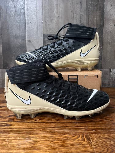 Nike Force Savage Pro 2 Football Cleats Tan Black Mens Size 15 BV3969-013