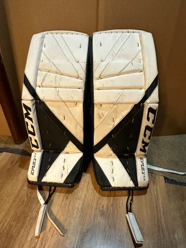 CCM Eflex 5.5 Goalie Leg Pads Sr 32 + 1