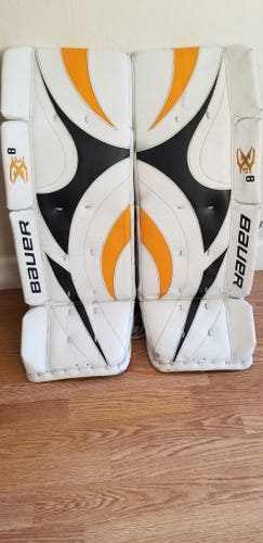 Used 32" Bauer RX8 Goalie Leg Pads