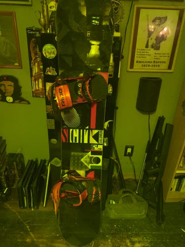 Used Salomon Sight Snowboard With XL Ride Bindings