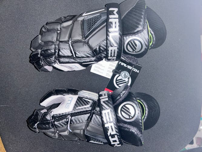 New Maverik m5 gloves Medium NWT 12” Lax Lacrosse