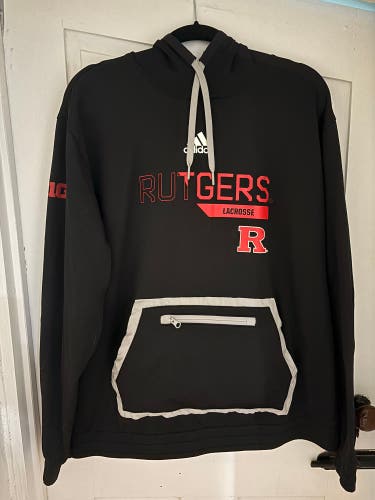Adidas Men’s Rutgers Lacrosse Aeroready Hoodie