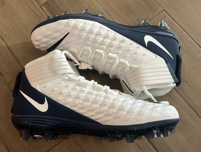 Size 12.5 Men’s Nike Force Savage Pro 2 Football Cleats Midnight Navy