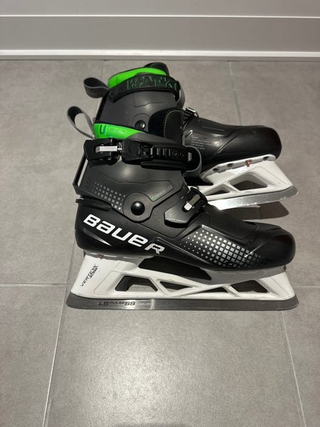 Used Senior Bauer Konekt Hockey Goalie Skates Regular Width 10