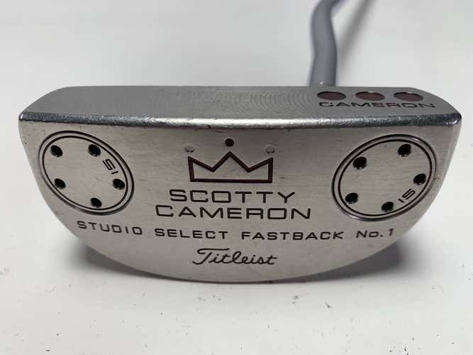 Scotty Cameron Studio Select Fastback 1 Putter 34" SuperStroke Slim 3.0 Mens RH