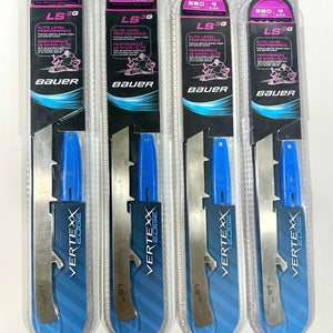 New Bauer LS3G Vertexx Goalie Steel (Pair) - Multiple Sizes
