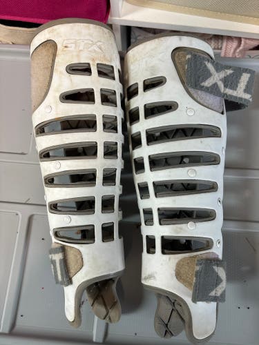 Lacrosse goalie shin guards