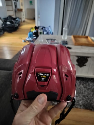 Used Medium CCM Tacks 710 Helmet