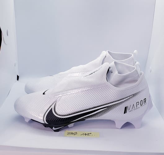 Nike Mens Vapor Edge Pro 360 Football Cleats SIZE 12 WIDE White Black CV6348-100