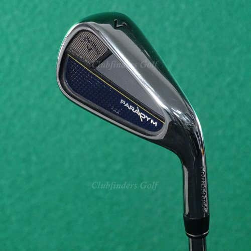 Callaway Paradym Single 7 Iron True Temper Elevate MPH 95 Steel Regular