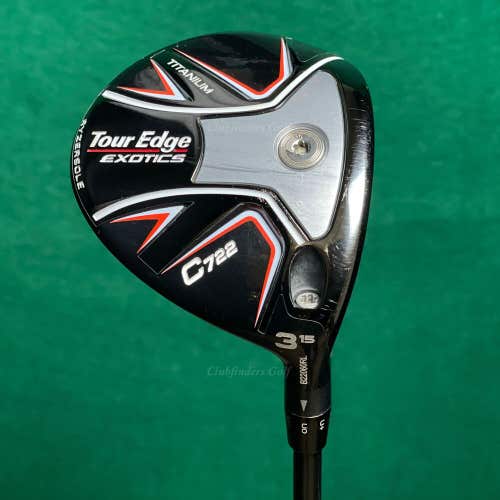 Tour Edge Exotics C722 Fairway 15° 3 Wood Mitsubishi Tensei CK 70 Graphite Stiff