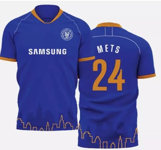 New York Mets 2024 Soccer Jersey Size L New