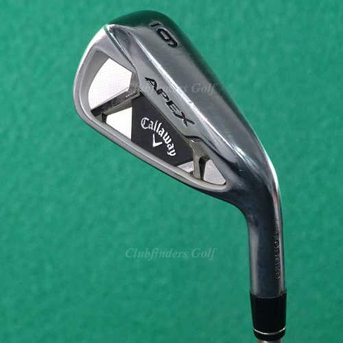 Callaway Apex 2021 Forged Single 6 Iron AeroTech SteelFiber fc 90 Graphite Stiff