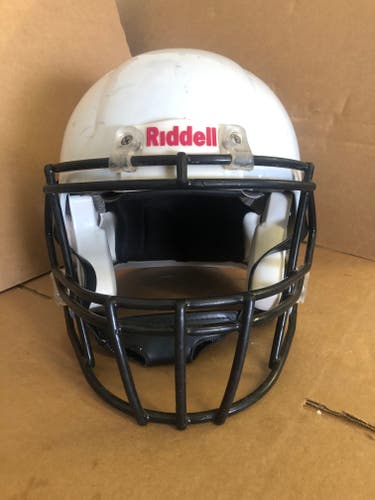 USED RIDDELL SPEED ADULT HELMET - MEDIUM - METALLIC WHITE