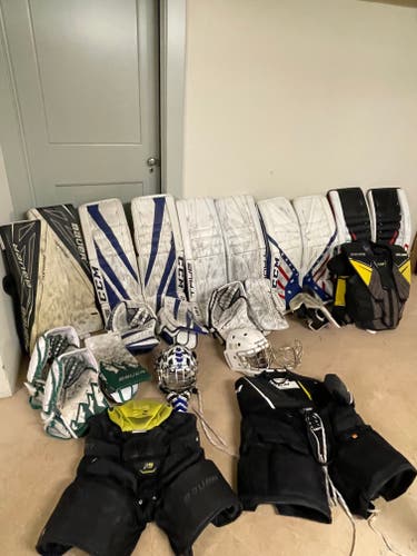 Hockey Goalie Gear Lot (message for certain item)