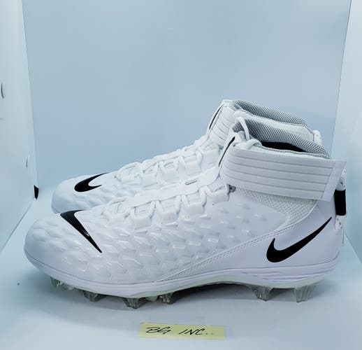 Nike Force Savage Pro 2 Men's Football Cleats White AH4000-100 sz 11 NEW