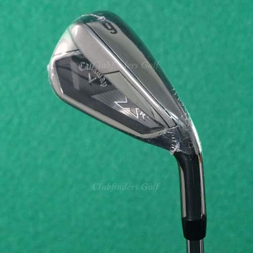 NEW Callaway 2023 XR Black/Silver Single 6 Iron Factory Steel Stiff