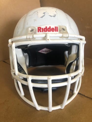 USED RIDDELL SPEED ADULT HELMET - MEDIUM - METALLIC WHITE