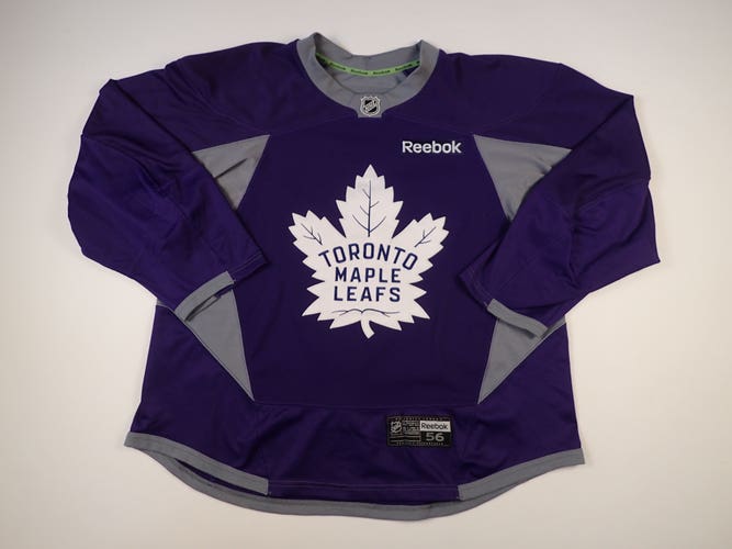 Toronto Maple Leafs pro stock Reebok practice hockey jersey NHL Purple 56