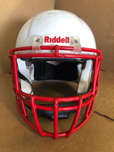 USED RIDDELL SPEED ADULT HELMET - MEDIUM - METALLIC WHITE