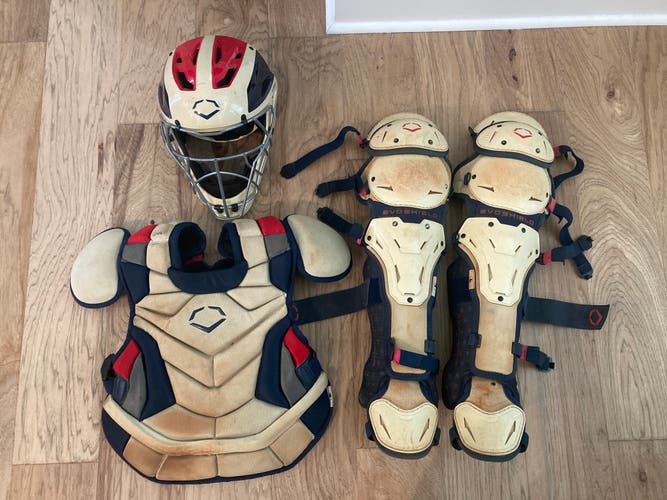 Used EvoShield Catcher's Set