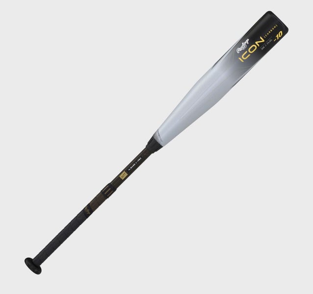 Used Kid Pitch (9YO-13YO) 2023 Rawlings Icon Bat USABat Certified (-10) Composite 18 oz 28"