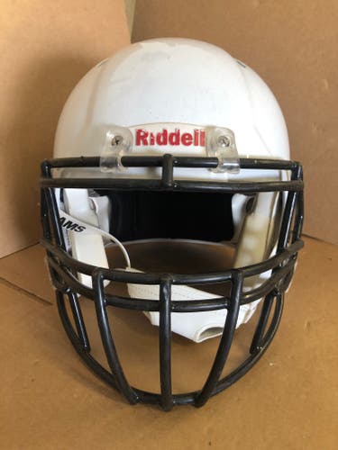 USED RIDDELL SPEED ADULT HELMET - LARGE - METALLIC WHITE