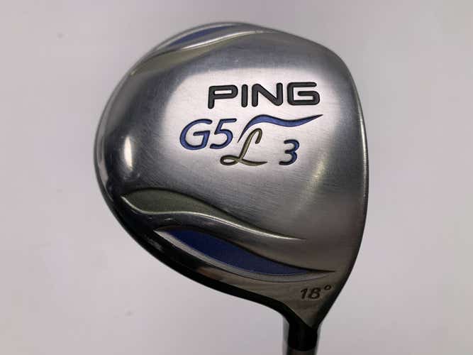 Ping G5 Ladies 3 Fairway Wood 18* ULT50F Ladies Graphite Womens RH Midsize Grip