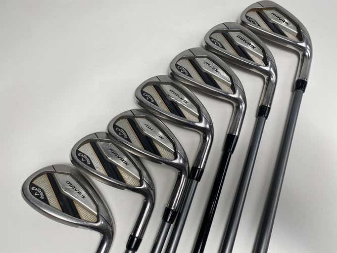 Callaway Mavrik Iron Set 5-PW+AW Project X Catalyst 5.0 Senior Graphite Mens RH