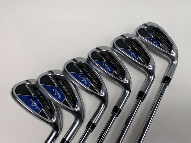 Callaway Big Bertha B21 Iron Set 6-PW+AW KBS Max CT80 Regular Steel Mens RH