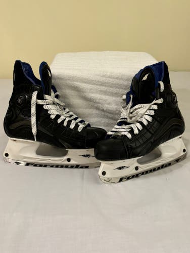 Vintage Mission Pure Fly Black Men’s Ice Hockey Skates 9D Excellent Condition