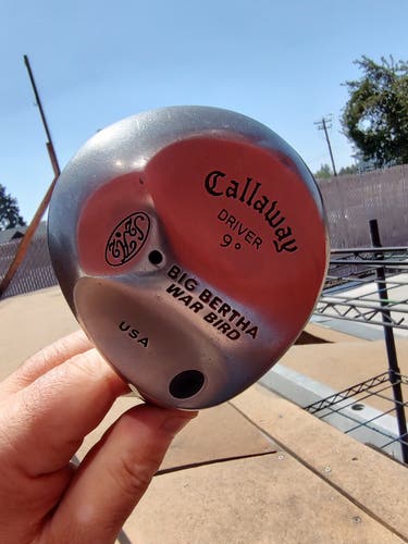 Used Men's Callaway Big Bertha War Bird Right Handed Driver Stiff Flex 9 Loft