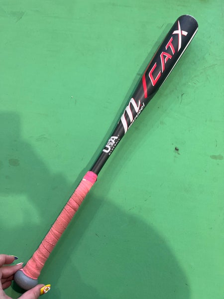 Used Kid Pitch (9YO-13YO) 2024 Marucci CAT X Bat USABat Certified (-11) Alloy 18 oz 29"
