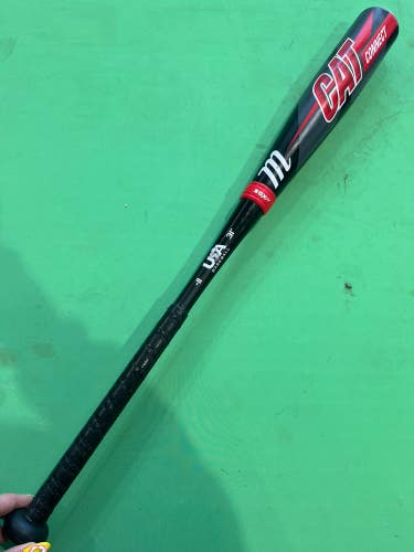 Used Kid Pitch (9YO-13YO) Marucci CAT Connect Bat USABat Certified (-11) Alloy 20 oz 31"