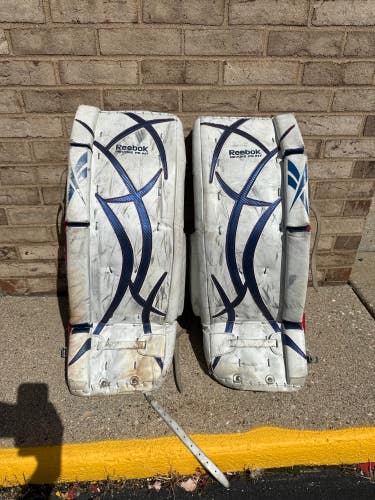 Used 31" Intermediate Reebok Revoke int pro Goalie Leg Pads