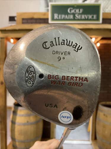 Callaway Big Bertha War Bird 9° Driver Golf Club Ladies Flex Steel Shaft WRH