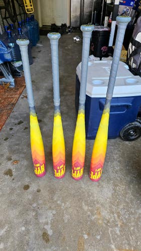 Used 2024 Easton Hype Fire USSSA Certified Bat (-8) 24 oz 32"