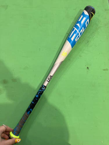 Used 2018 Louisville Slugger Solo 618 Bat USABat Certified (-11) Alloy 19 oz 30