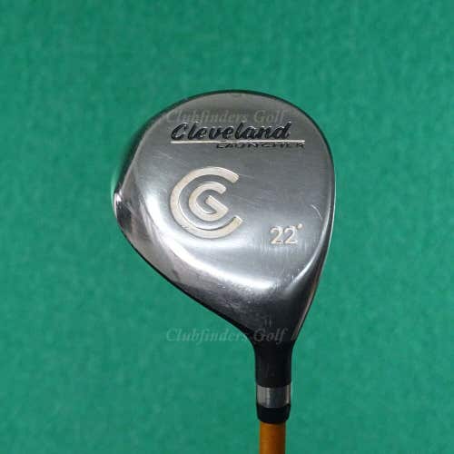 Cleveland Launcher Stainless Fairway 22° 7 Wood Launcher Gold 65g Graphite Stiff