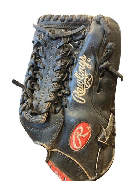 Used Rawlings Right Hand Throw Outfield Heart of the Hide Baseball Glove 12.75"