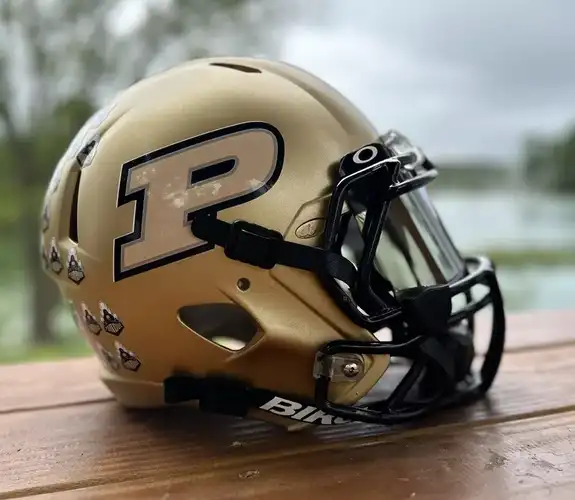 PURDUE BOILERMAKERS NCAA Riddell Full Adult Helmet Custom fits up to 7.5 cap size