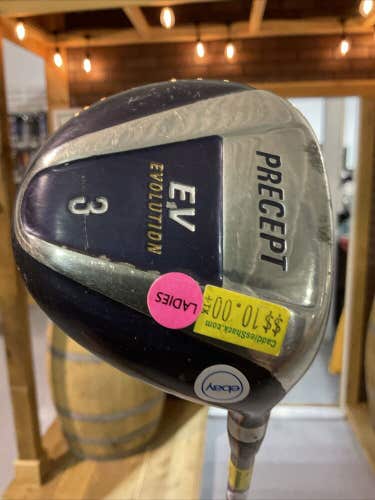 Precept EV Evolution #3 Fairway Wood Golf Club Ladies Flex Graphite Shaft WRH